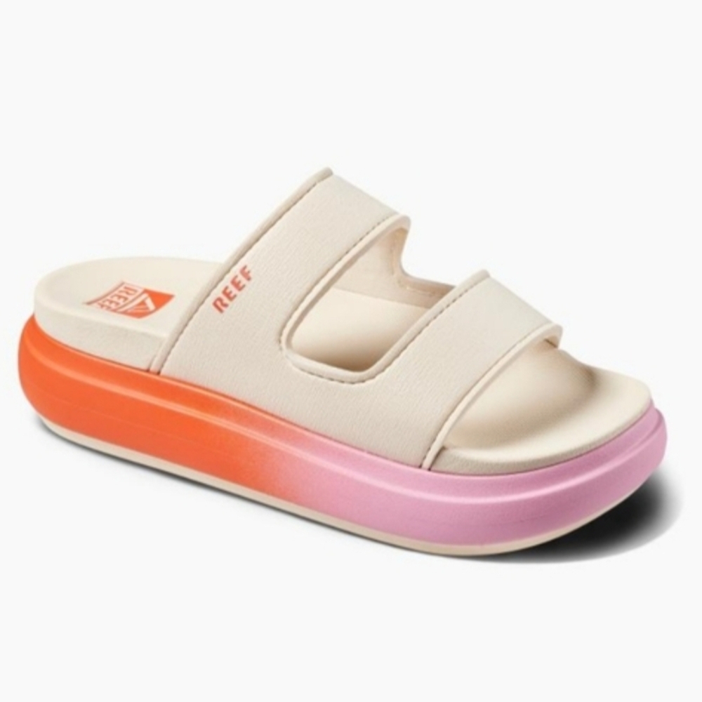 Reef Women's Sandals in Cream, Orange, and Pink
